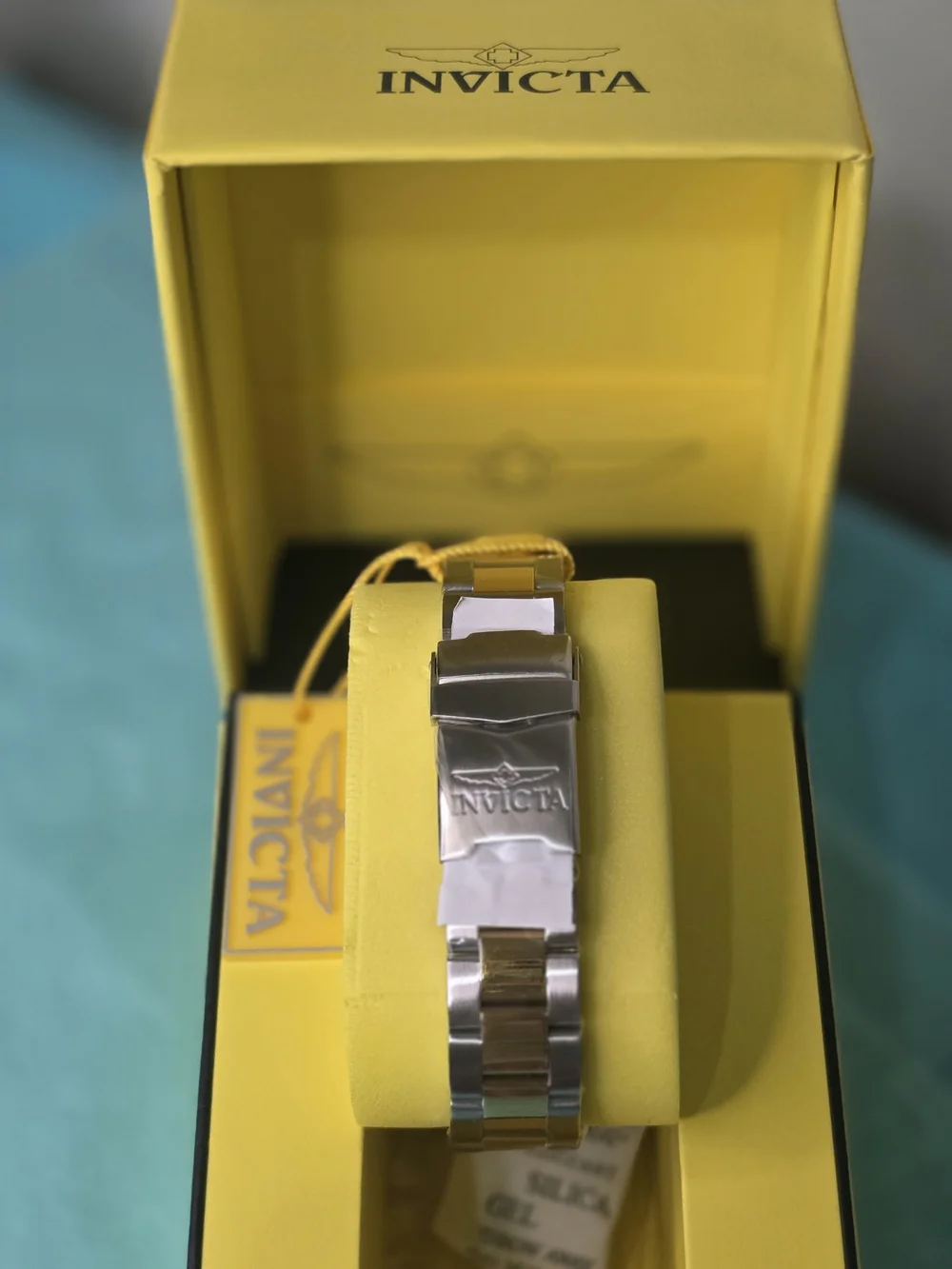 Invicta Men's Black Dial Two-Tone Stainless Steel Watch